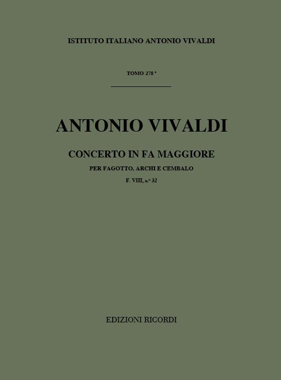 Concerti Per Fg., Archi E B.C.: In Fa Rv 490